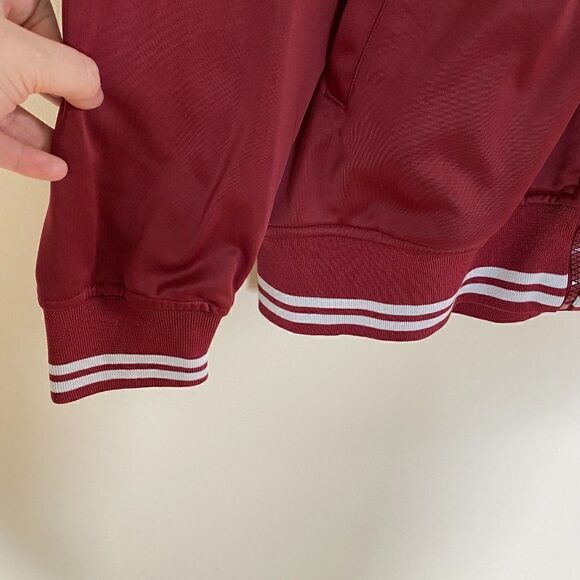 US Polo Assn Burgundy Full Zip Varsity Jacket Size Large - Picture 4 of 8